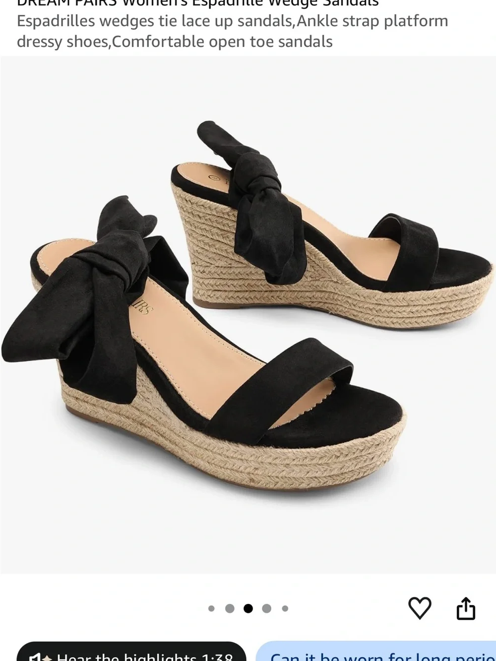 Dream Pairs single wedge